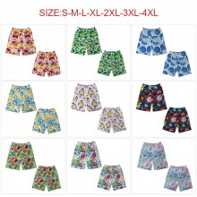 Inside Out anime beach short pants summer thin trousers