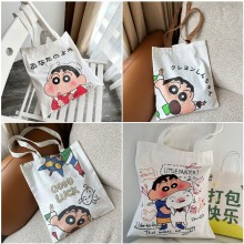 Crayon Shin-chan anime canvas handbag shopping bag