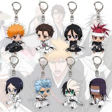 Bleach anime acrylic key chains