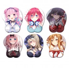 The anime sexy 3D silicon mouse pad