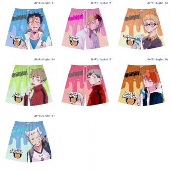 Haikyuu anime beach shorts pants