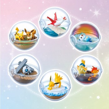 Pokemon  extreme frozen snow field anime figures set(6pcs a set)