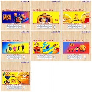 Despicable Me 4 anime big mouse pad mat 90/80/70/60cm