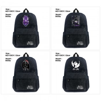 Solo Leveling anime canvas backpack bags