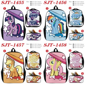 My Little Pony anime nylon backpack bag shoulder pencil case