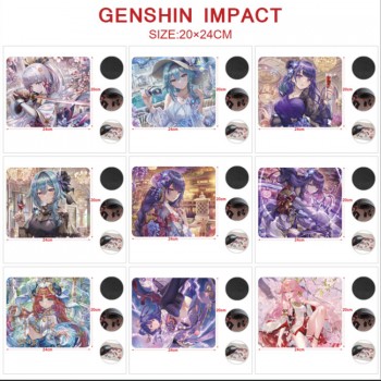 Genshin Impact game mouse pad mat 24*20CM