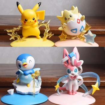 Pokemon anime figures set(4pcs a set)(OPP bag)