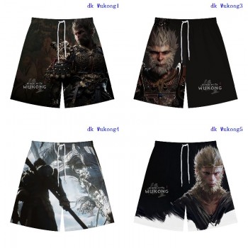 Black Myth Wukong game beach shorts pants