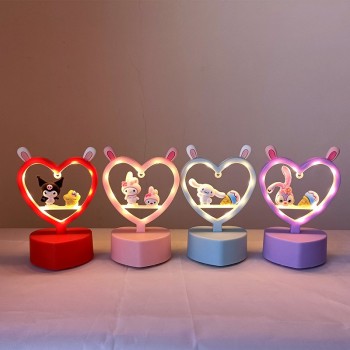 Sanrio Melody kitty Cinnamoroll Kuromi anime night light table lamp