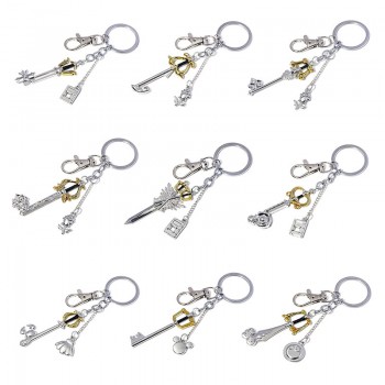 Kingdom Hearts game alloy key chains