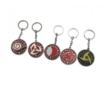 Naruto anime movable alloy key chain