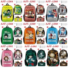 My Hero Academia anime nylon backpack bag shoulder...