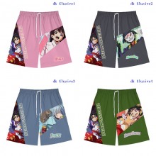 The Elusive Samurai anime beach shorts pants