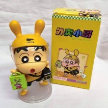 Crayon Shin-chan delivery guy worker man anime fig...