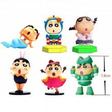 Crayon Shin-chan anime figures set(6pcs a set)(OPP...