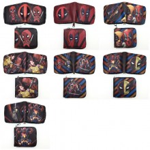 Deadpool & Wolverine zipper wallet purse