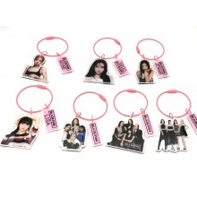 BLACK PINK star acrylic key chain