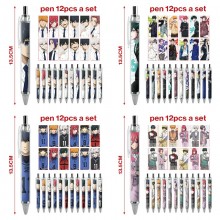 Blue Lock anime ballpoint pen ball pens(12pcs a se...