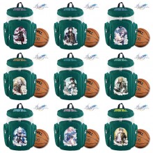 Honkai Star Rail game basketball backpack bags