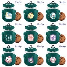 Sanrio Melody kitty Cinnamoroll Kuromi anime basketball backpack bags