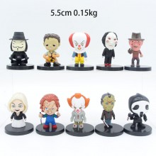 Joker Jason Freddy Chucky figures set(10pcs a set)(OPP bag)