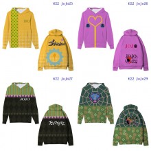 JoJo's Bizarre Adventure anime hoodies sweatshirts cloth