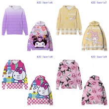 Sanrio Melody kitty Cinnamoroll Kuromi anime hoodies sweatshirts cloth