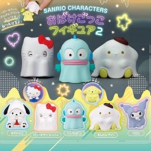 Halloween Sanrioed Ghost Hello Kitty Cinnamoroll Kuromi Gashapon Figures(5pcs a set)