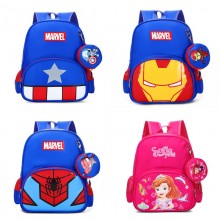 Captain America Spider-man Sophia anime backpack b...