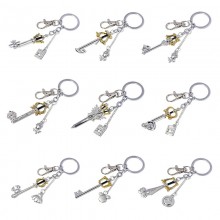 Kingdom Hearts game alloy key chains