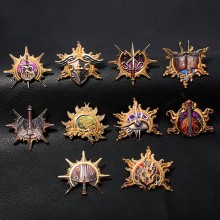 Baldur's Gate game alloy brooch pins