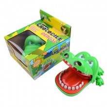 Drocodile Dinosaur bite finger dentist push teeth funny game model toys(OPP bag)