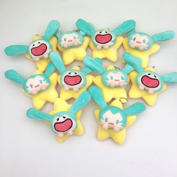 4inches Hatsune Miku anime plush dolls set(10pcs a set)