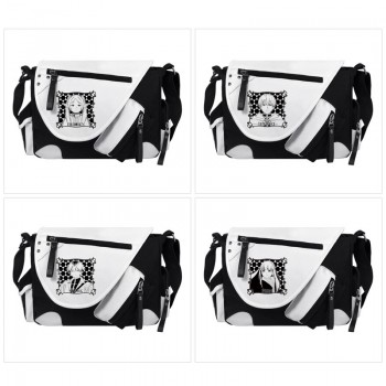 Frieren Beyond Journey's End PU black white color crossbody satchel shoulder bag