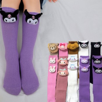 30cm Sanrio Melody kitty Cinnamoroll Kuromi anime long socks a pair