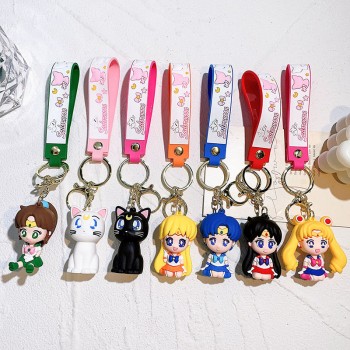 Sailor Moon anime figure doll key chains