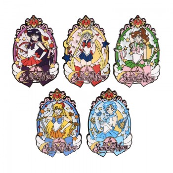 Sailor Moon anime alloy brooch pins