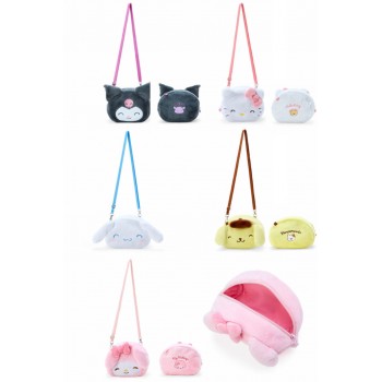 Sanrio Melody kitty Cinnamoroll Kuromi anime plush satchel shoulder bag