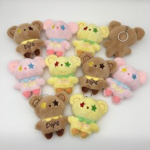 4.8inches Dope bear plush dolls set(10pcs a set)