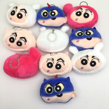 4inches Crayon Shin-chan anime plush dolls set(10p...