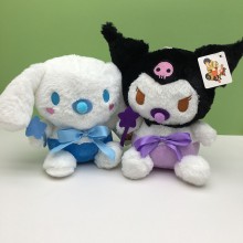 8inches Cinnamoroll Kuromi anime plush dolls set(2pcs a set)