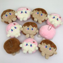 4inches Chocolate Toast plush dolls set(10pcs a set)