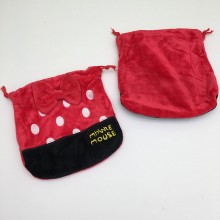 Minnie Mouse anime drawstring bag 17cm