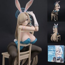 Blue Archive Itinose Asena sitting chair  bunny girl anime figure