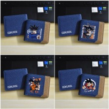 Dragon Ball anime canvas purse wallets