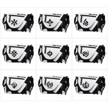 Honkai Star Rail PU black white color crossbody sa...