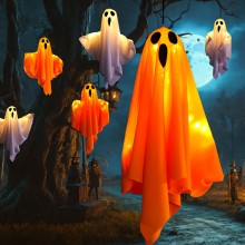 Halloween Party LED Glow Ghost Home Indoor Outdoor...