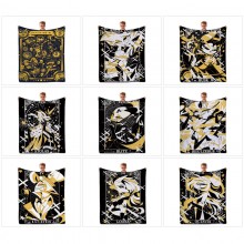 Hazbin Hotel anime flano summer quilt blanket