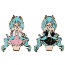 Hatsune Miku anime alloy brooch pins