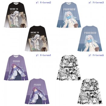 Frieren Beyond Journey's End anime round neck hoodies cloth